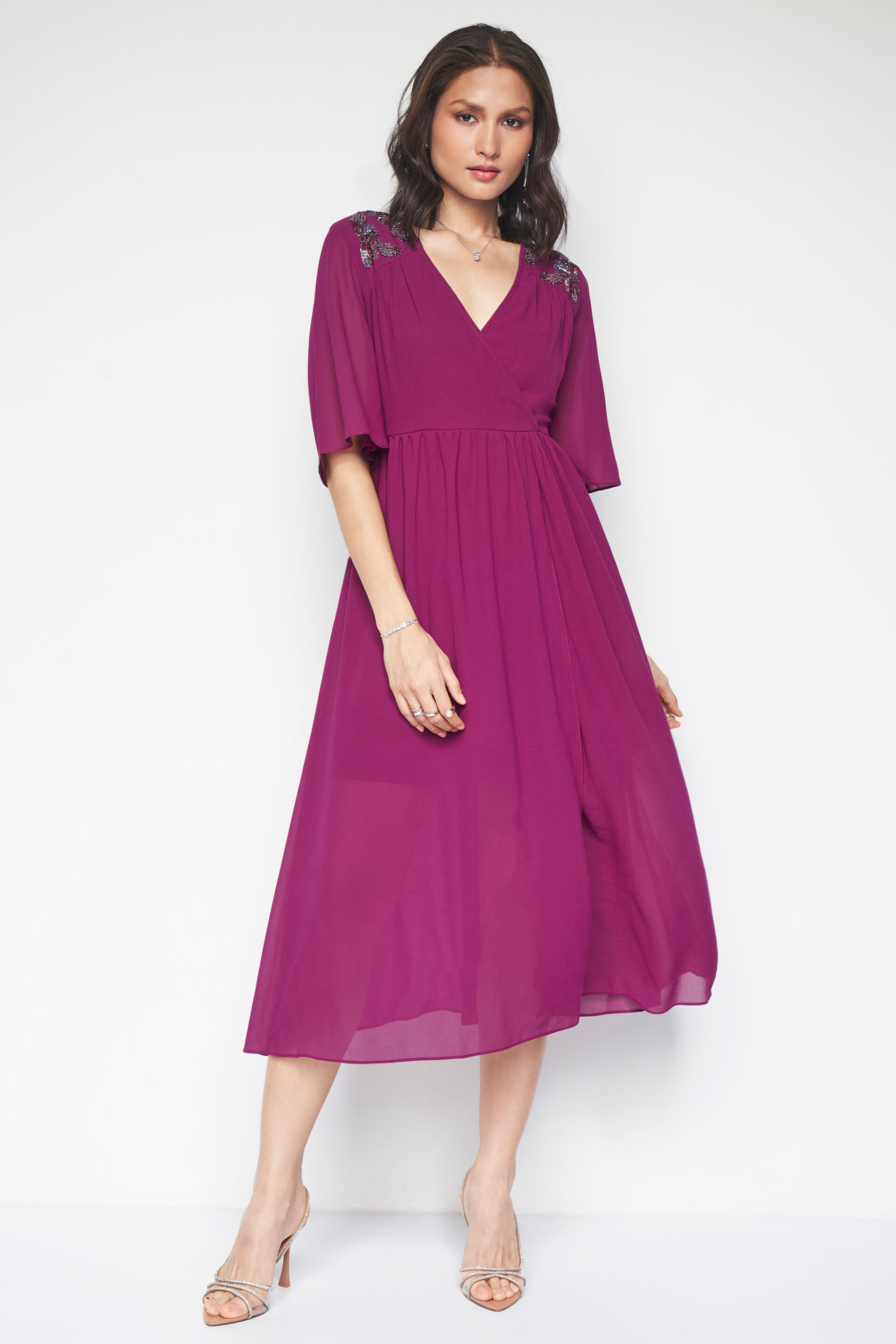 Wine O&rsquo;Clock Dress, Wine, image 2